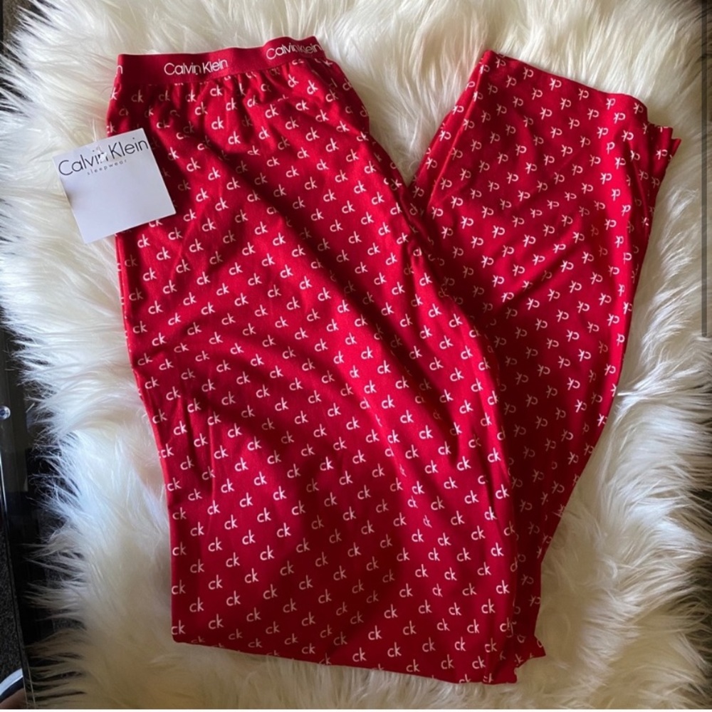 Calvin Klein Logo Pajama Pants